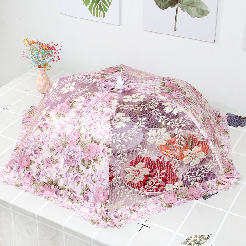 Home Cooking Meals - Couverture alimentaire Style parapluie Portable, couverture