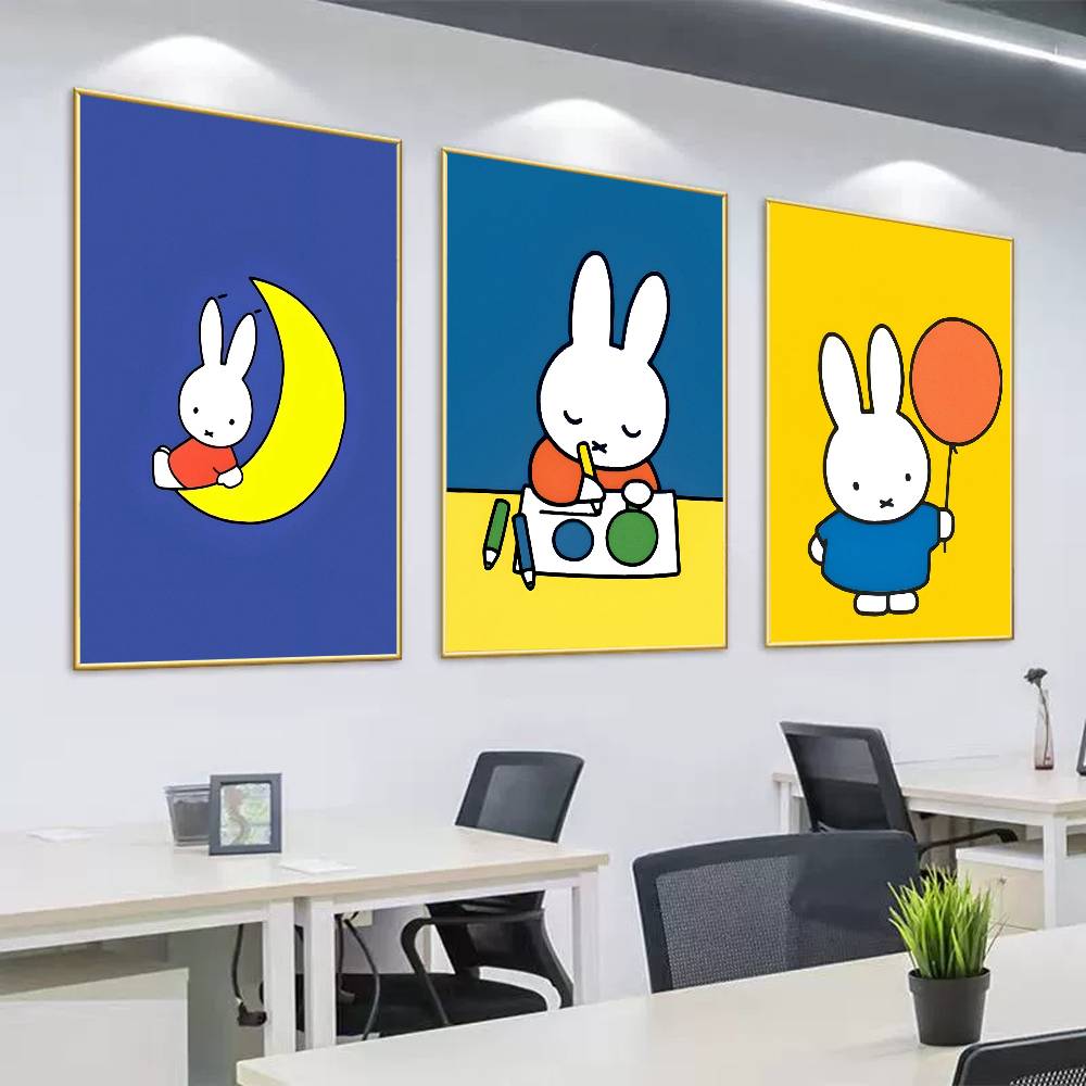 Home Cooking Meals - Affiche de dessin animé M-Miffy, impression