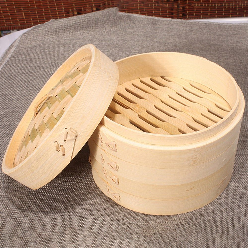 Cage de cuisson vapeur en bamb - Steamer Bamboo Set avis et prix