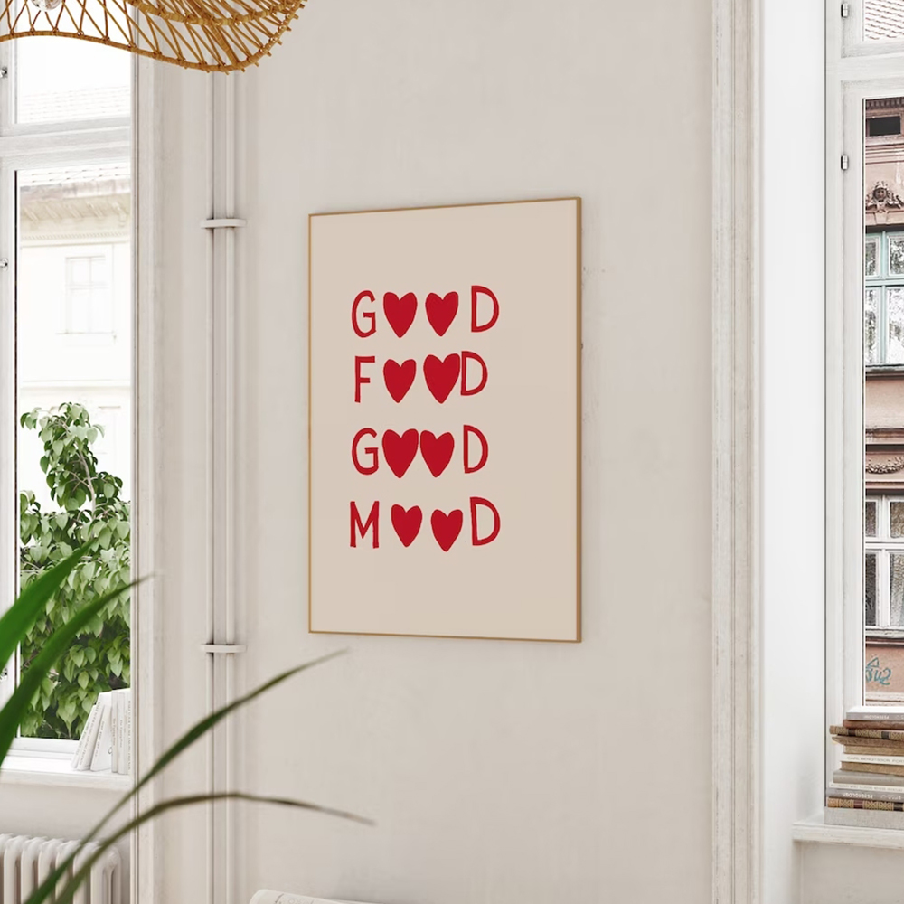 Affiche de peinture sur toile  - Home Cooking Quotes avis et prix