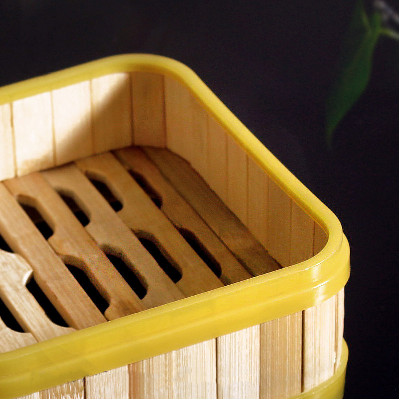 Mir à vapeur carré en bambou,  - Steamer Bamboo Set avis et prix