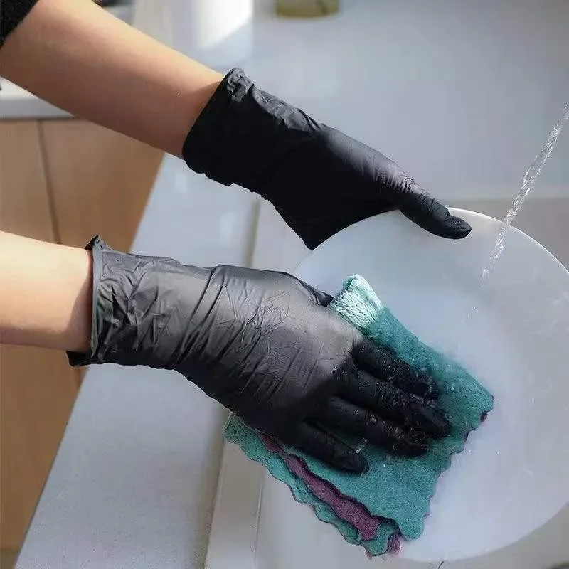 Gants jetables noirs en nitril - Home Cooking Meals avis et prix