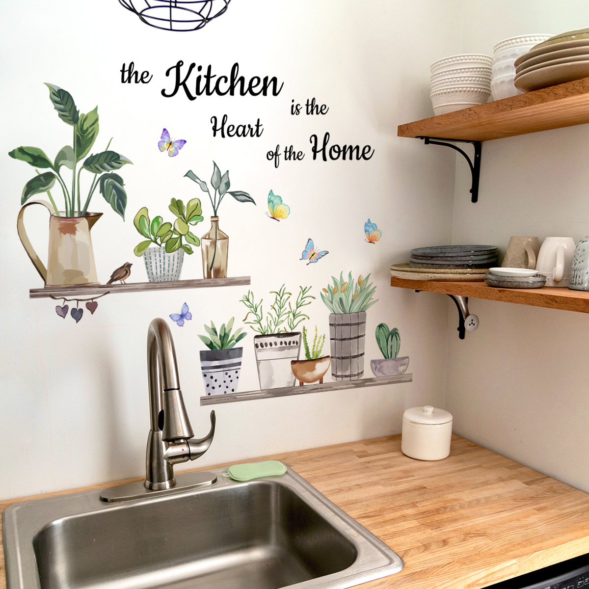Autocollants muraux plantes ve - Home Cooking Quotes avis et prix