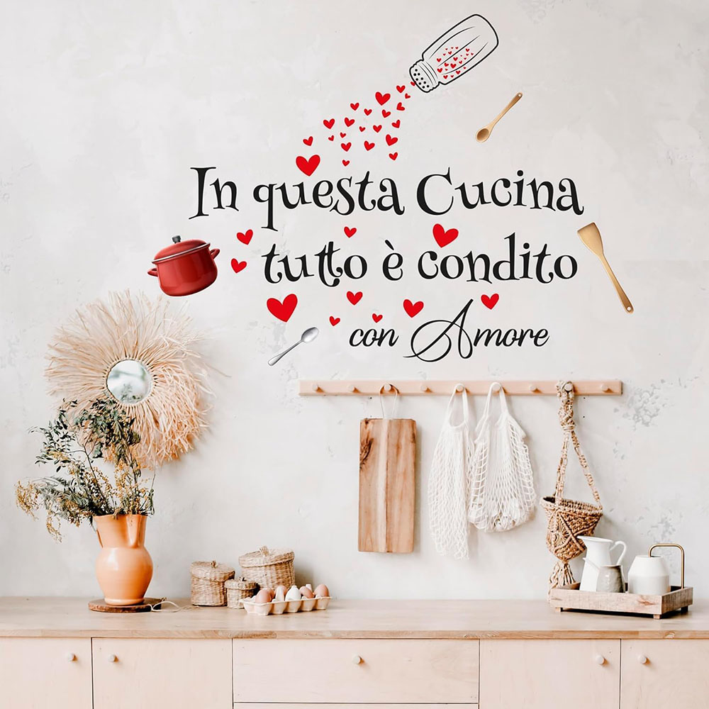 Autocollant mural avec citatio - Home Cooking Meals avis et prix