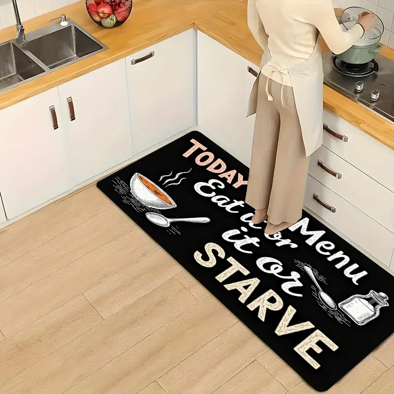 Tapis de cuisine antidérapant  - Home Cooking Menu avis et prix
